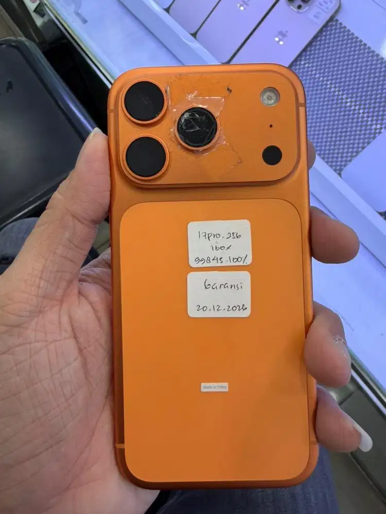 iPhone 17 Pro 256 oren iBox murahhh fullset ori minusss