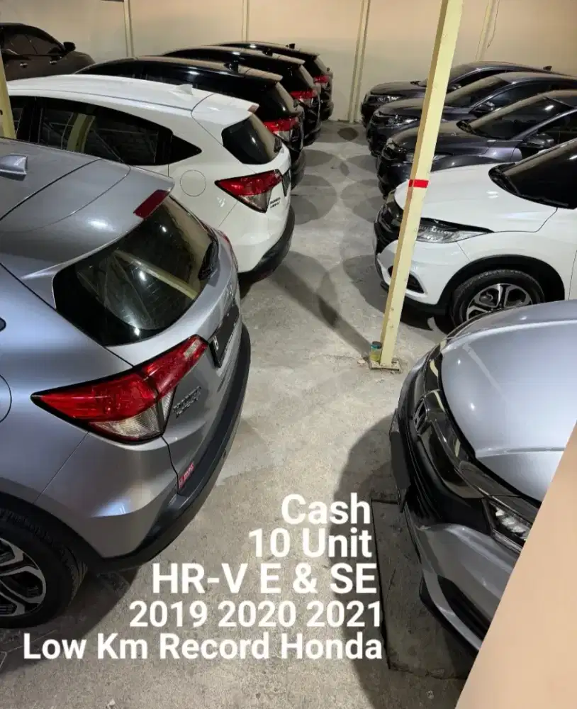 HR-V Tipe E & SE 2019 + 2020 +2021 Low Km Record Honda HRV Facelift