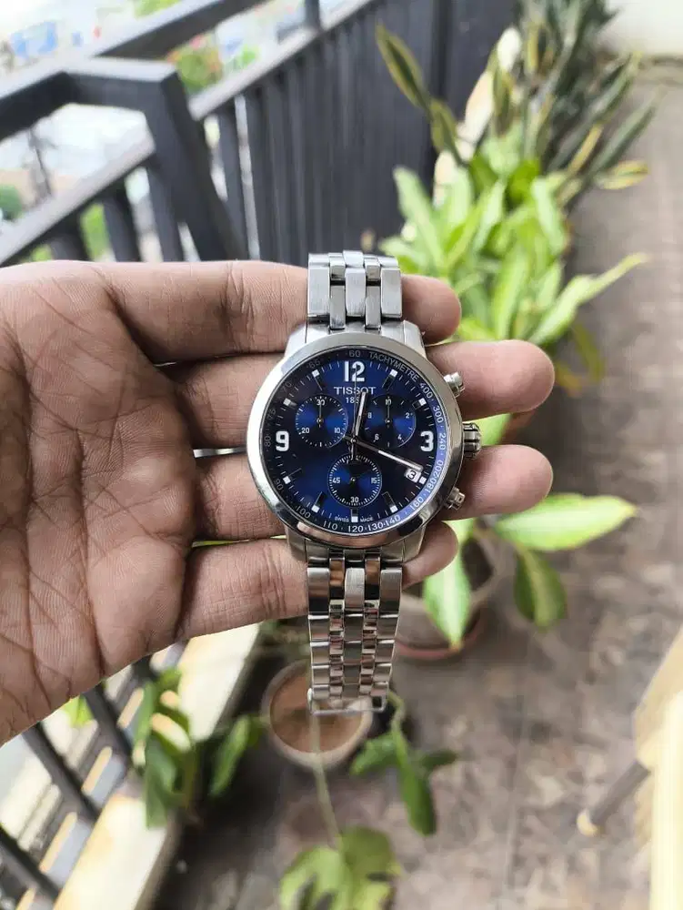 Tissot PRC 200 Chronograph Blue dial Quartz