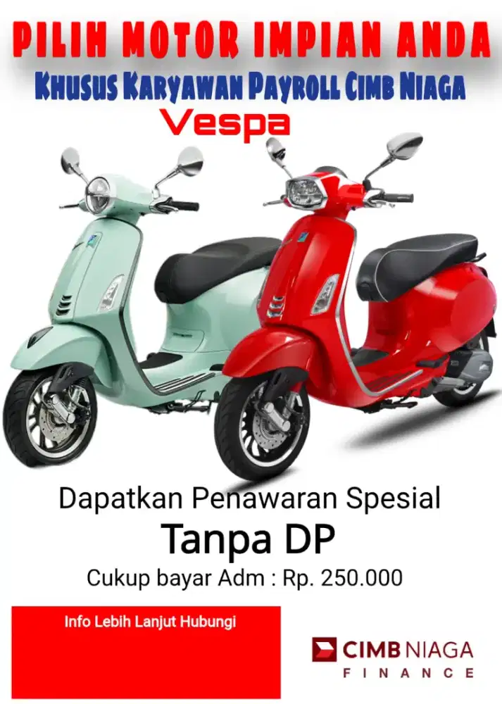 Motor Vespa Baru 2026