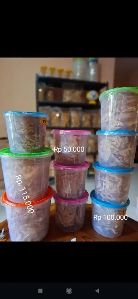 Berbagai macam peyek