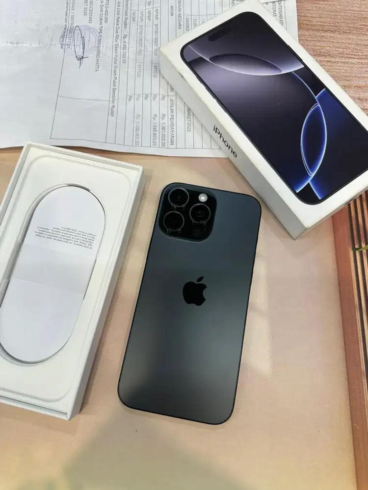 iPhone 16 Pro Max 256GB Black T Ex inter cukai dual sim bh 89% lengkap