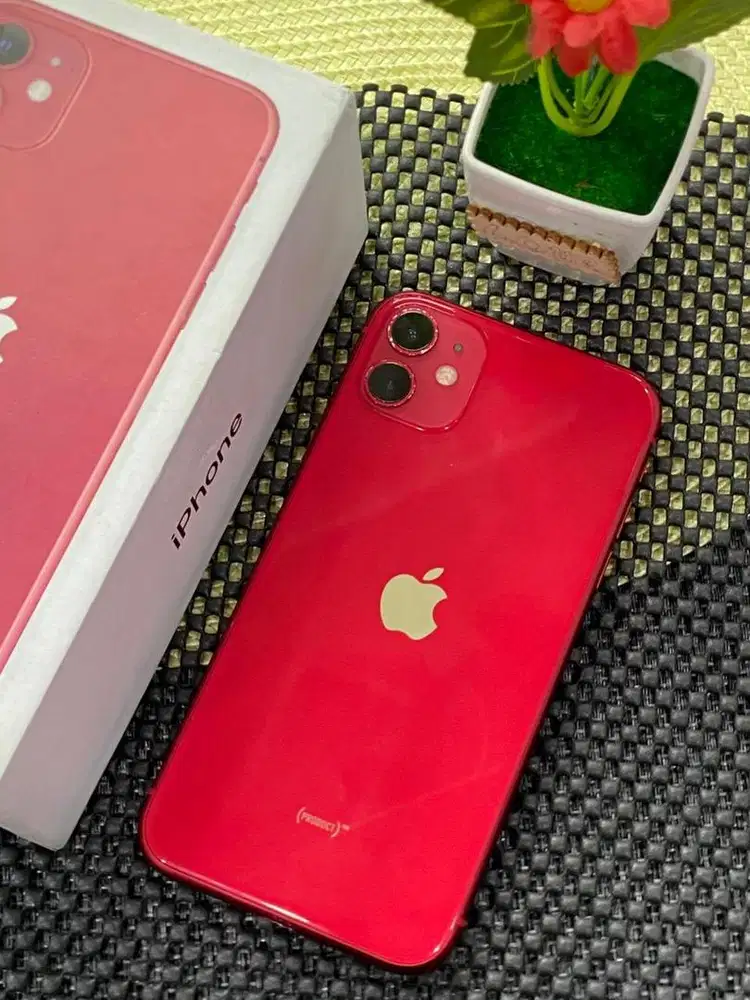 iphone 11 128 inter all op fullset  hb 73% original awet