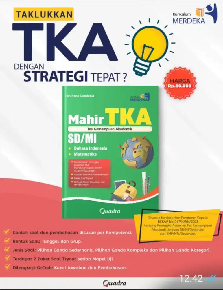 Mahir TKA SD, SMP, dan SMA