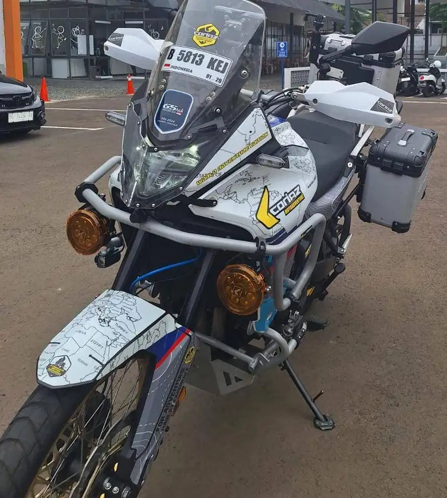 For Sale Honda Transalp 750 cc, full accessories, terawat, Bisa Nego