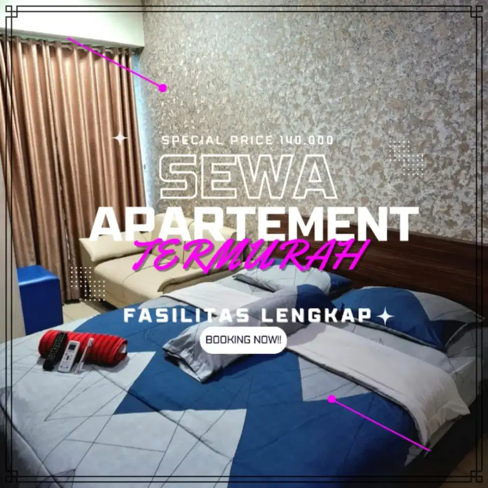 Sewa apartemen Bassura City Jakarta Timur Harian/Transit Termurah