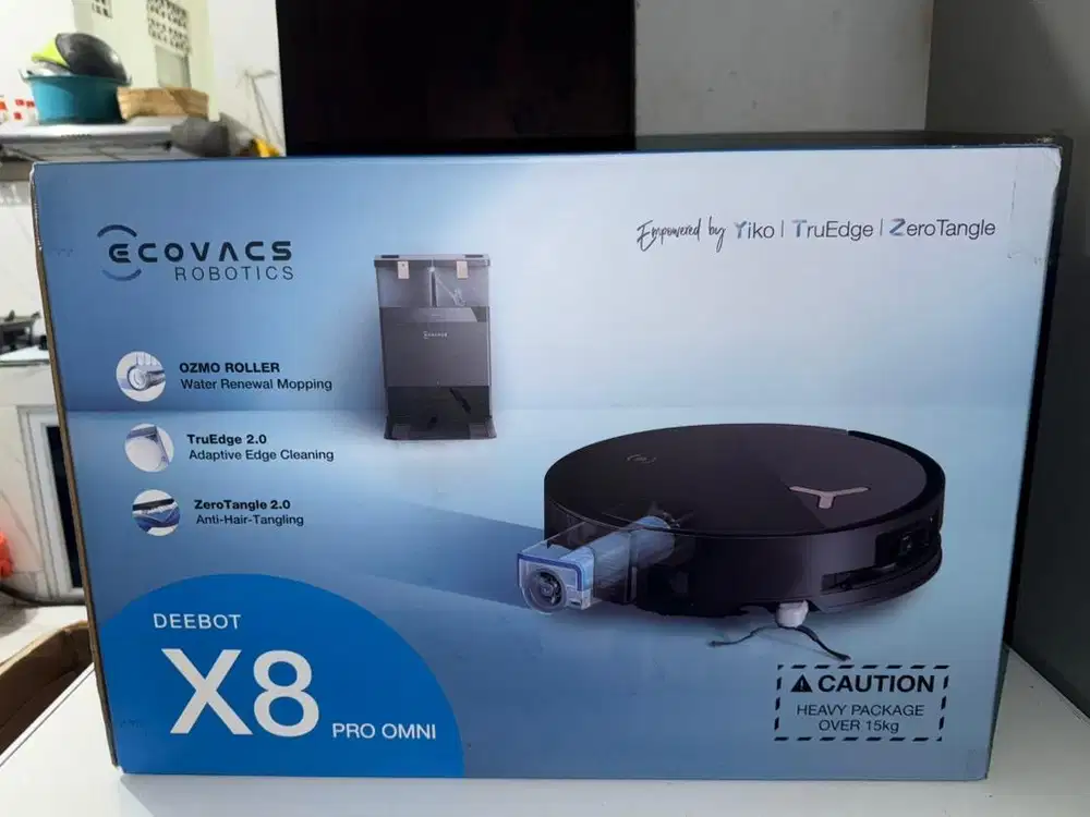 Ecovacs DEEBOT x8 PRO OMNI Robot Vacum Cleaner Sapu & Pel