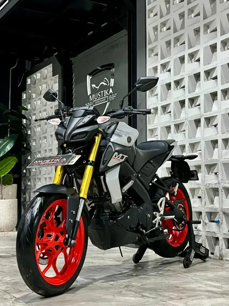Odo 21rb‼️Yamaha MT15 2019 Grey Doff. DANNY Mustika Motor Sulfat