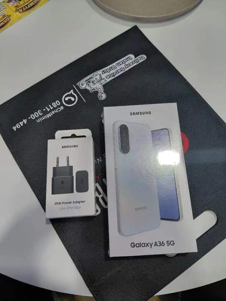 Samsung A36 free Adaptor 25w.