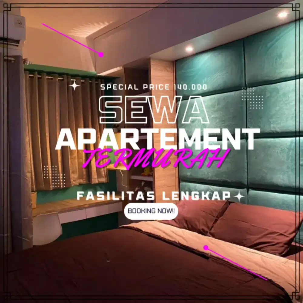 Sewa apartemen Harian/Transit KALIBATA CITY Jakarta Selatan Termurah