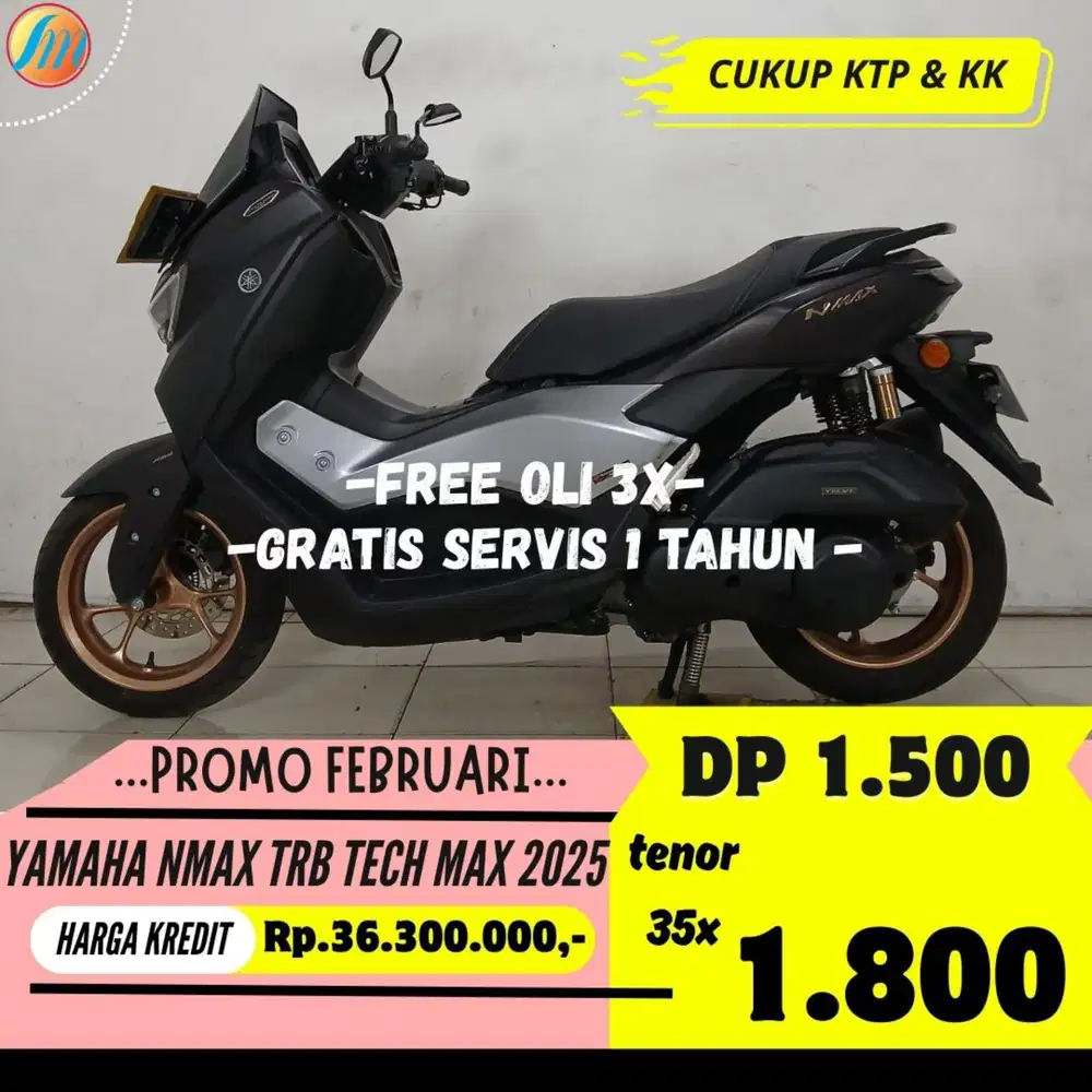YAMAHA NMAX TRB TECH MAX 2025 DP 1,5JUTA ANGSURAN SANGAT TERJANGKAU