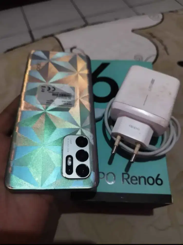 Oppo Reno 6 Ram 8/128 Fullset Mulus Nominus.