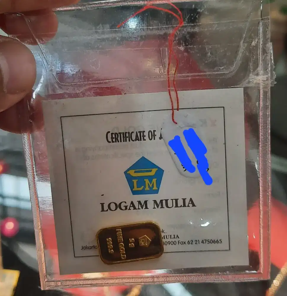 Jual emas logam mulia