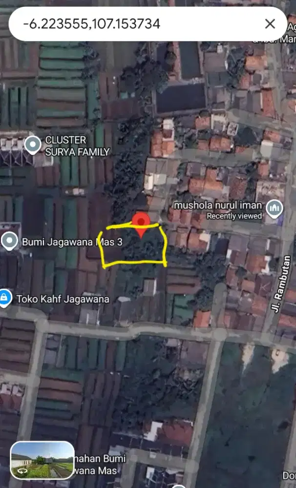 Tanah Sukarukun Sukatani Cikarang