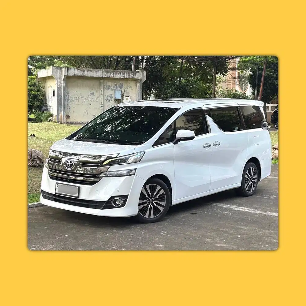 Toyota Vellfire G ATPM 2.5 2018 Putih
