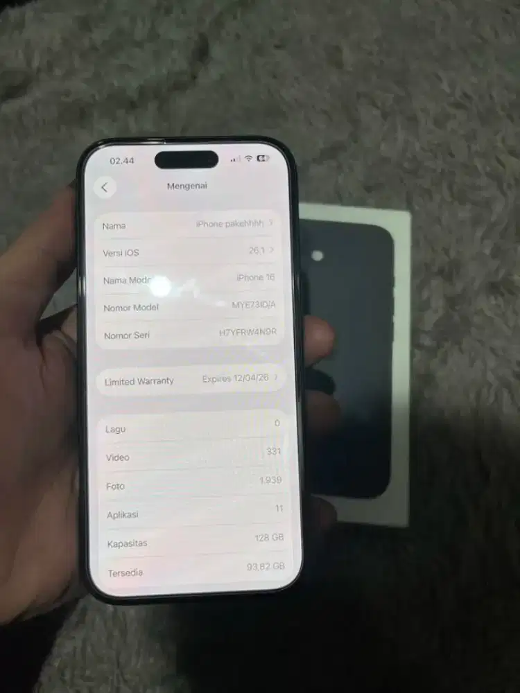 iphone 16 128gb ibox