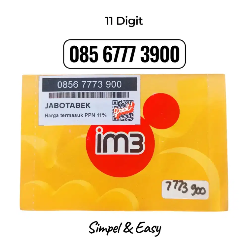 Nomor Cantik Indosat IM3 11 Digit