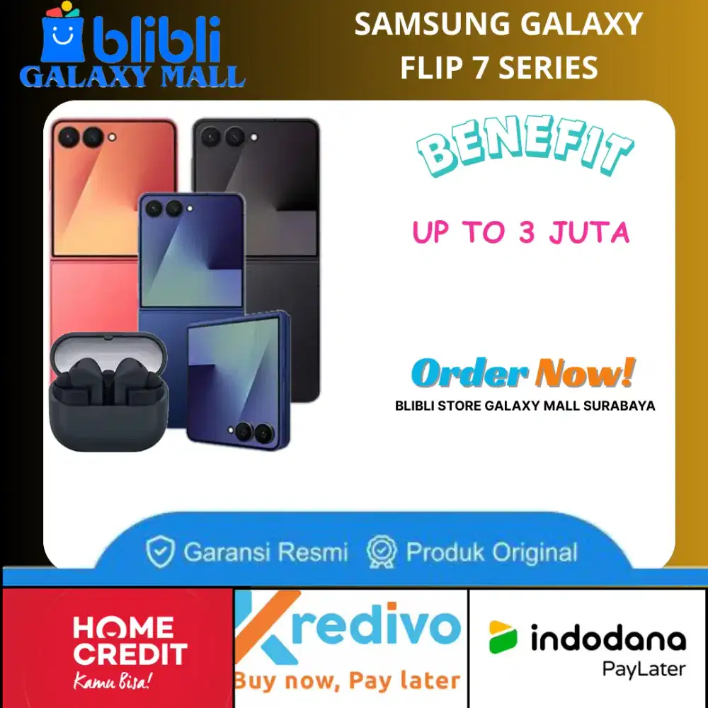 Promo Flip 7 Bergaransi Resmi Gratis Buds 3 Fe