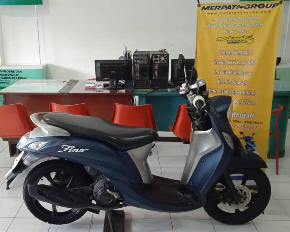 YAMAHA FINO TH 2014 KREDIT MOTOR MURAH MOKASE MERPATI MONJALI