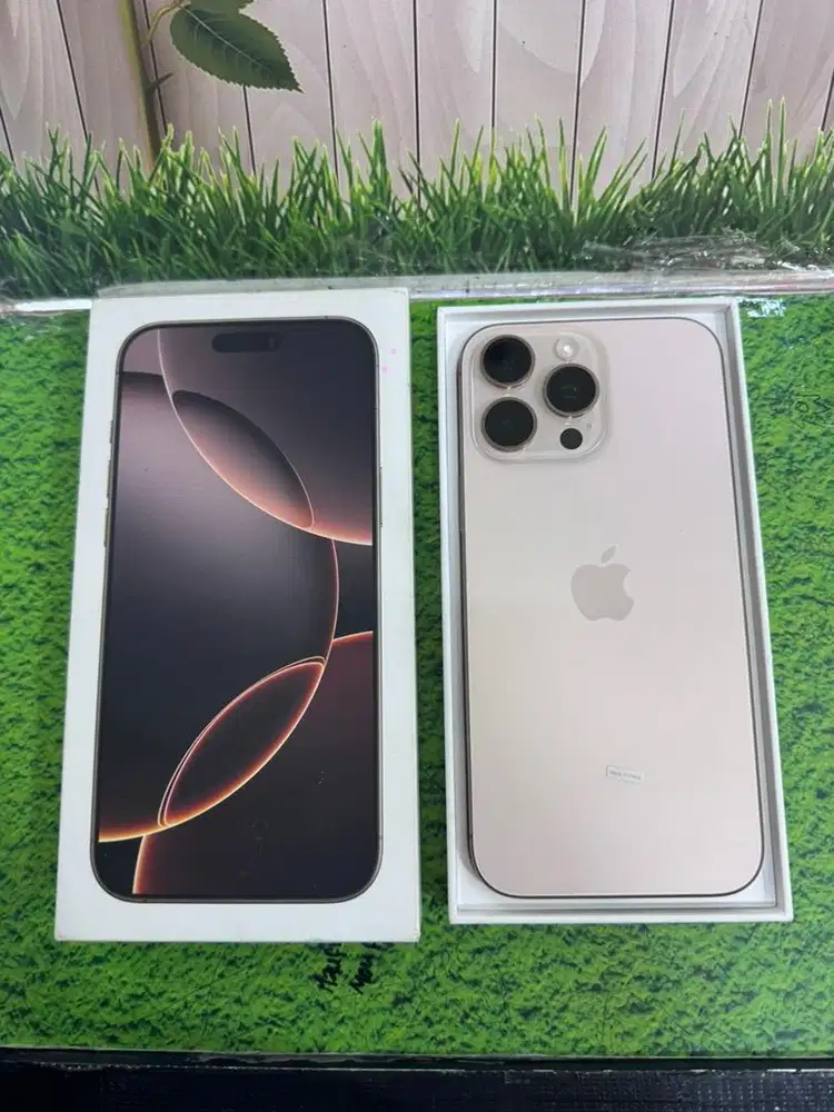 second iphone 16 pro max 256 ibox komplit