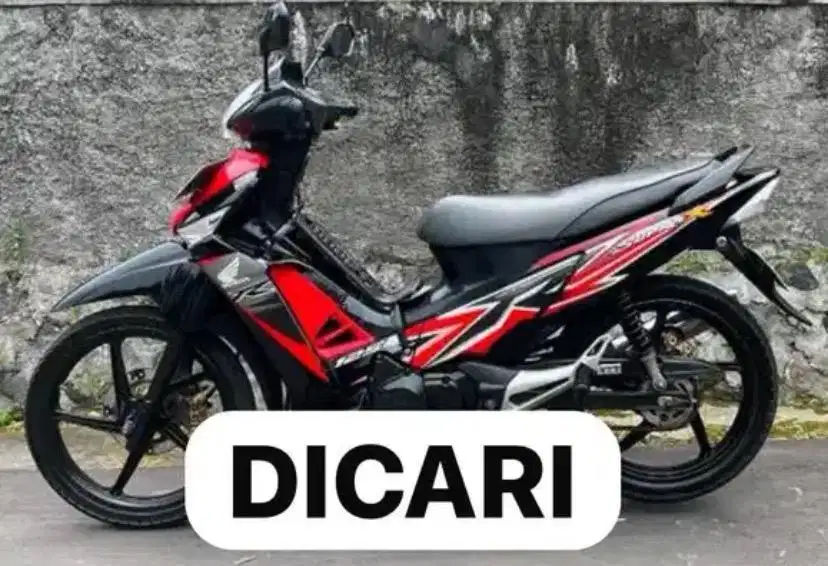 Di Cari Supra X 125 Double Disk DD Tahun 2012 Ke Atas Supra X 2014