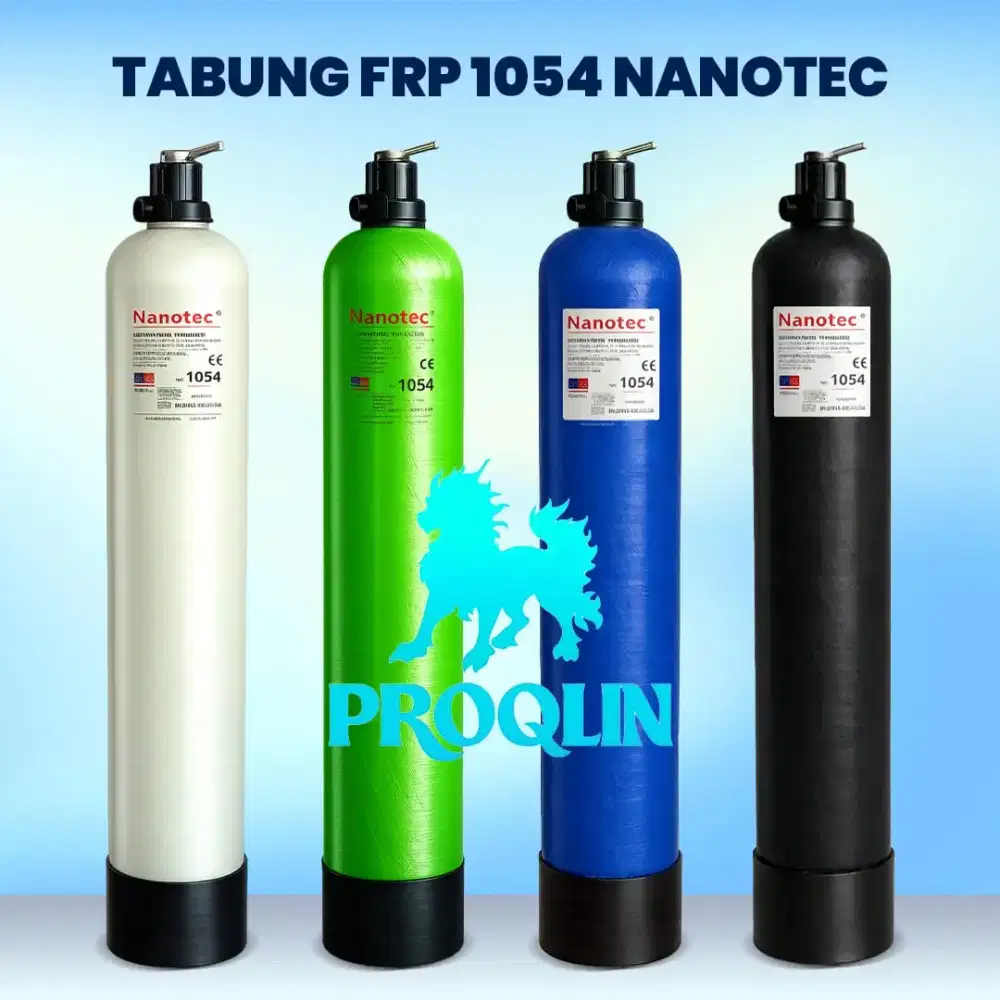 Tabung Filter Air FRP 1054 Nanotec + Head Manual 3 Way Valve Runxin
