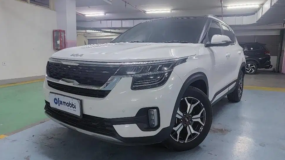 Garansi Mesin 1th TDP 11JT Kia Seltos 1.4 EX Plus Bensin-AT Putih 2020