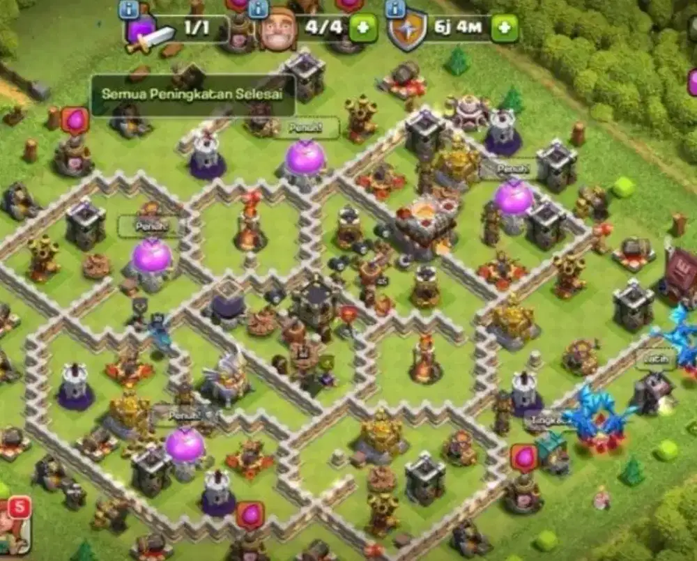 Akun Clash of clans TH 11