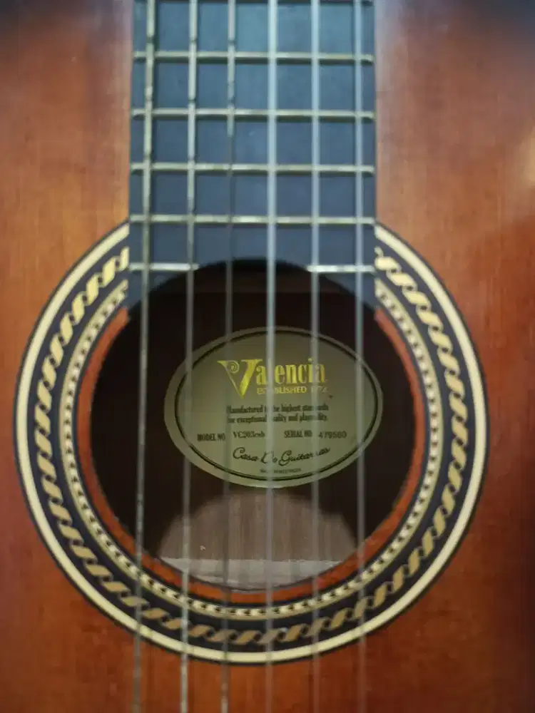 Dijual gitar Valencia VC203csb ORI 100%