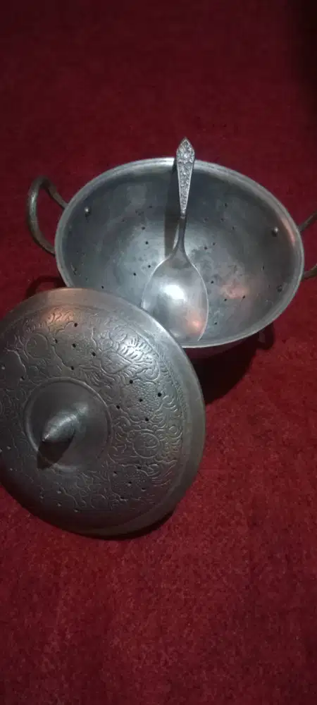 Vintage ceting jadul perak bakar