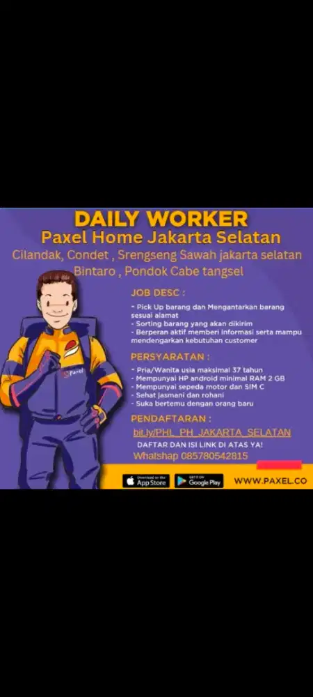 Lowongan driver motor pickup dan delivery