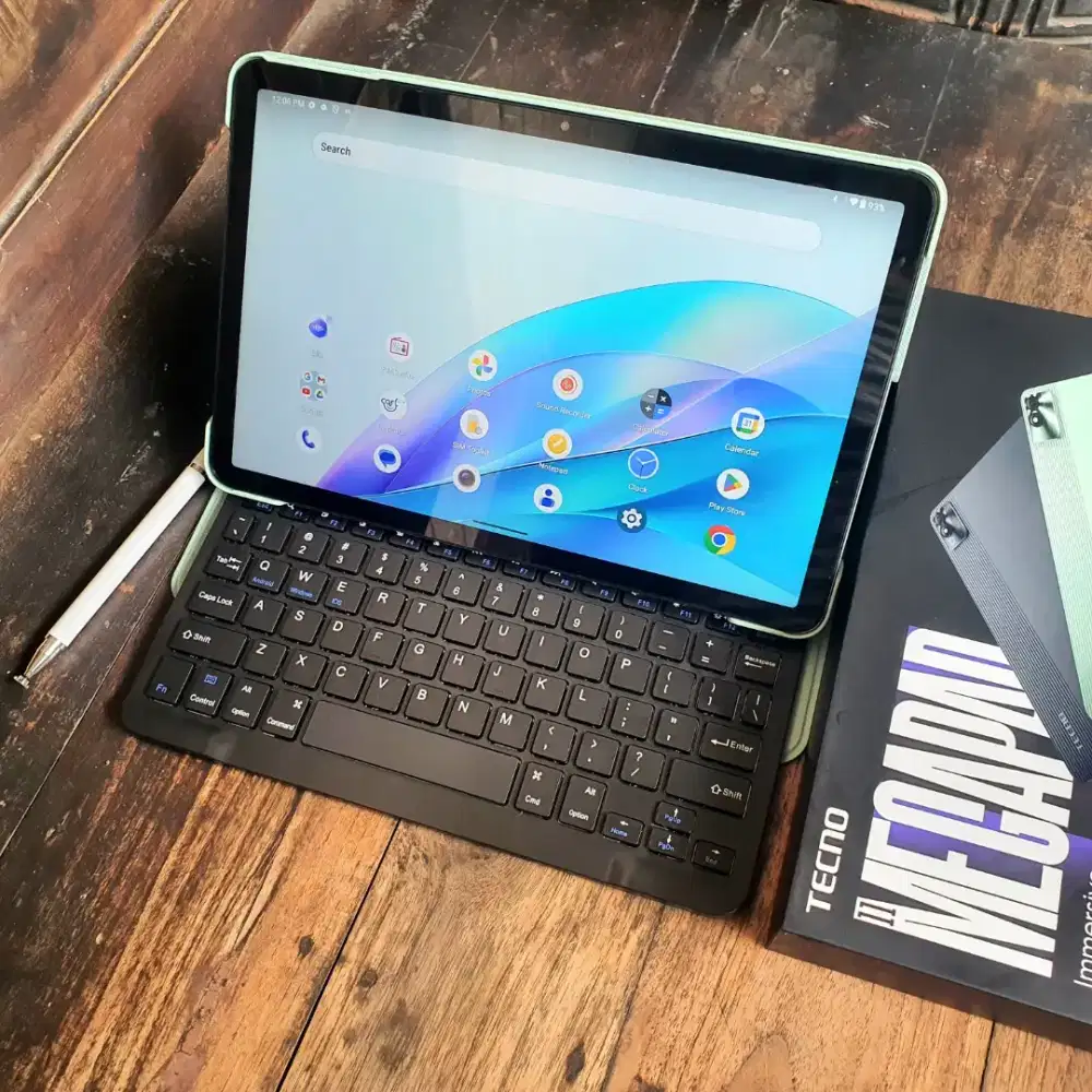 Tecno Megapad 11 RAM 16 4G SIM Card + Keyboard-Stylus Garansi 2027