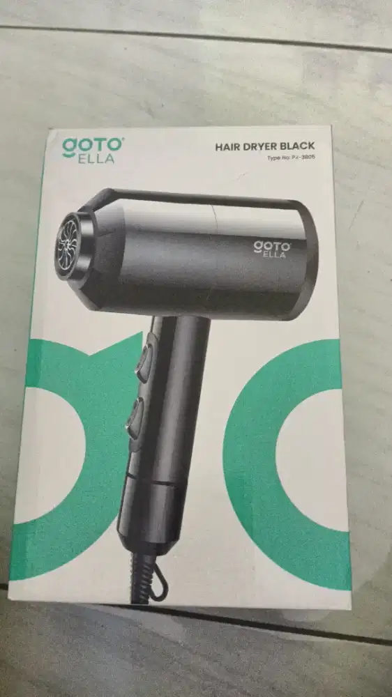 Goto Ela hair dryer black px-3805