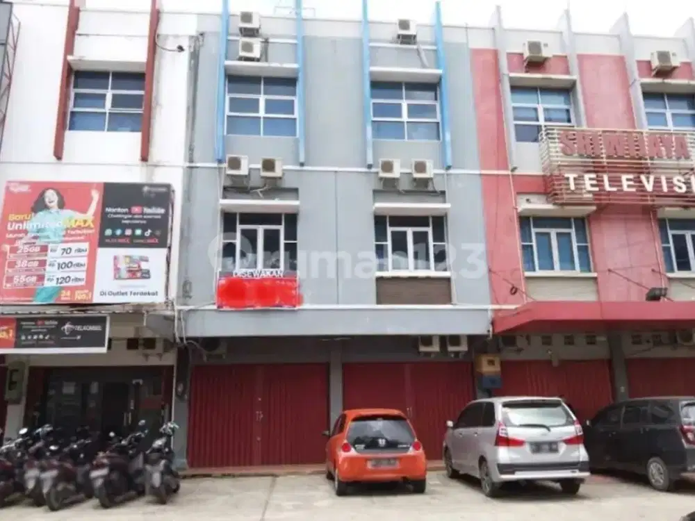 SEWA 2 RUKO GANDENG JALAN ANGKATAN 45 PALEMBANG