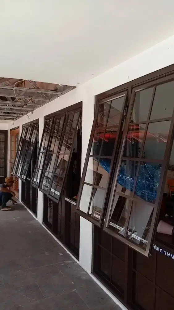 Jual kusen aluminium pintu jendela murah dan awet tahan rayap