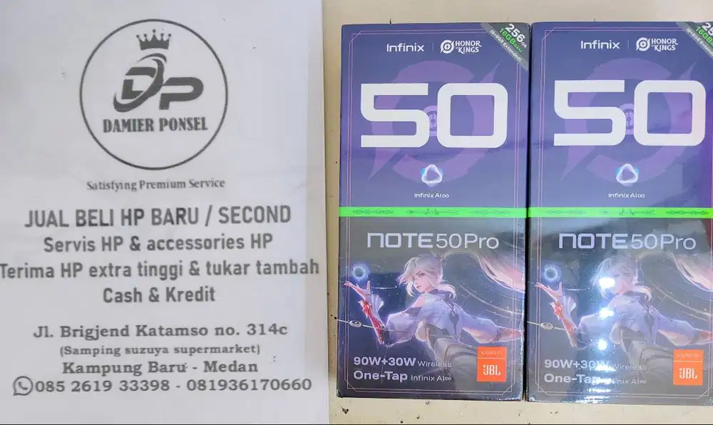 INFINIX NOTE 50 PRO (8/256) NEW GARANSI RESMI NASIONAL