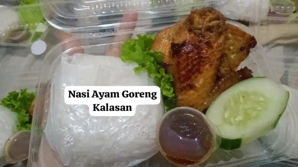 Nasi ayam goreng kalasan (rice box)
