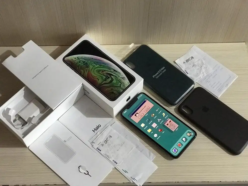 Iphone xs max ibox pa/a + nota ibox Asli Langka tangan pertama