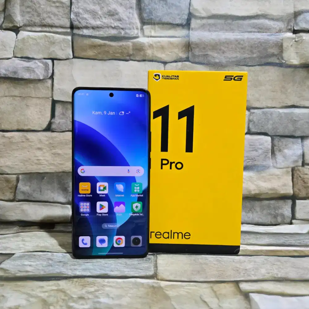 Realme 11 Pro 5G 8/256 Black Fulset segel mulus 98%