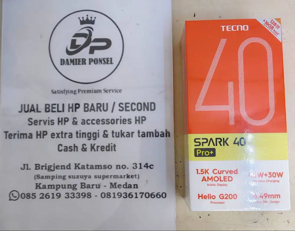 TECNO SPARK 40 PRO PLUS (8/128) NEW GARANSI RESMI NASIONAL