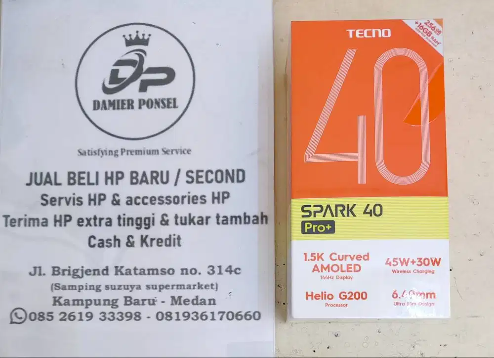 TECNO SPARK 40 PRO PLUS (8/256) NEW GARANSI RESMI NASIONAL