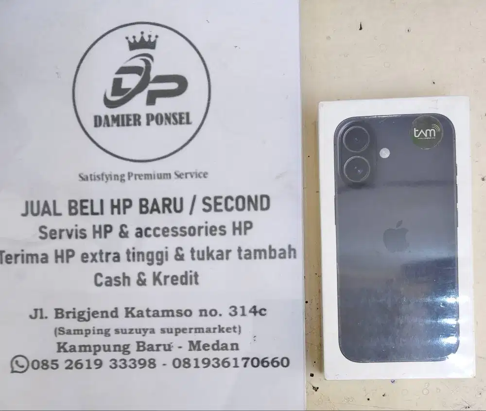 IPHONE 16 128GB NEW GARANSI RESMI IBOX NASIONAL