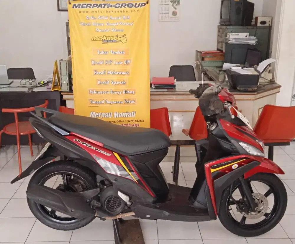 YAMAHA MIO M3 TH 2015 KREDIT MOTOR MURAH DI MOKASE MERPATI MONJALI