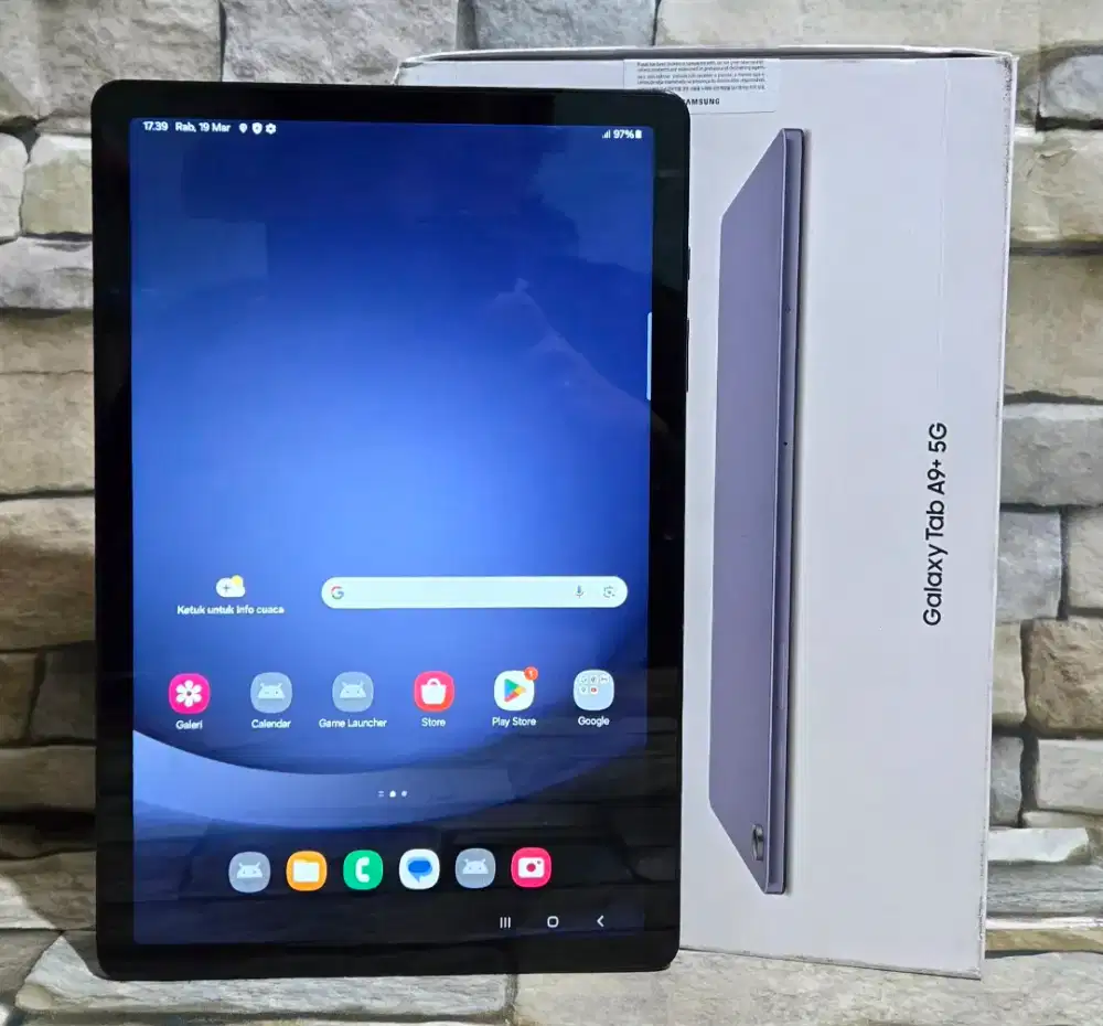 Samsung Galaxy Tab A9 Plus 5G 8/128 Navy Fulset segel mulus 99%