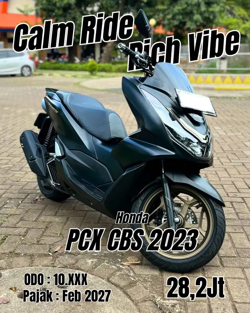 Honda PCX CBS 2023 Hitam Doff