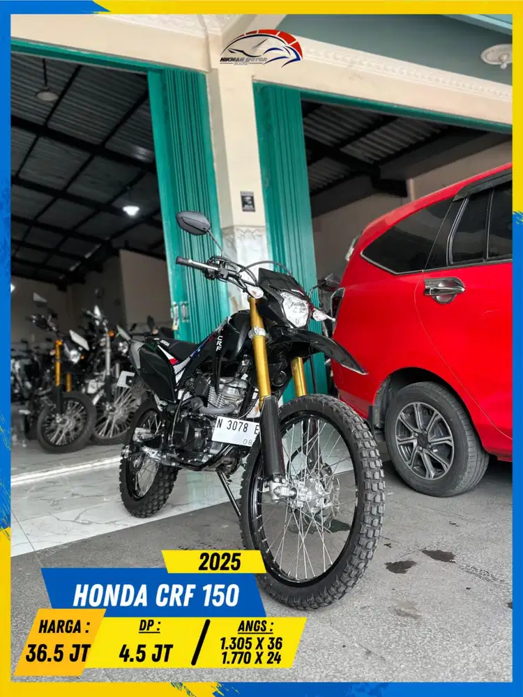 HONDA CRF 150 2025 BEKAS RASA BARU BOSSKU HIKMAH MOTOR KEPUH MALANG