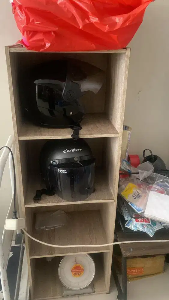 Lemari coklat 5 susun