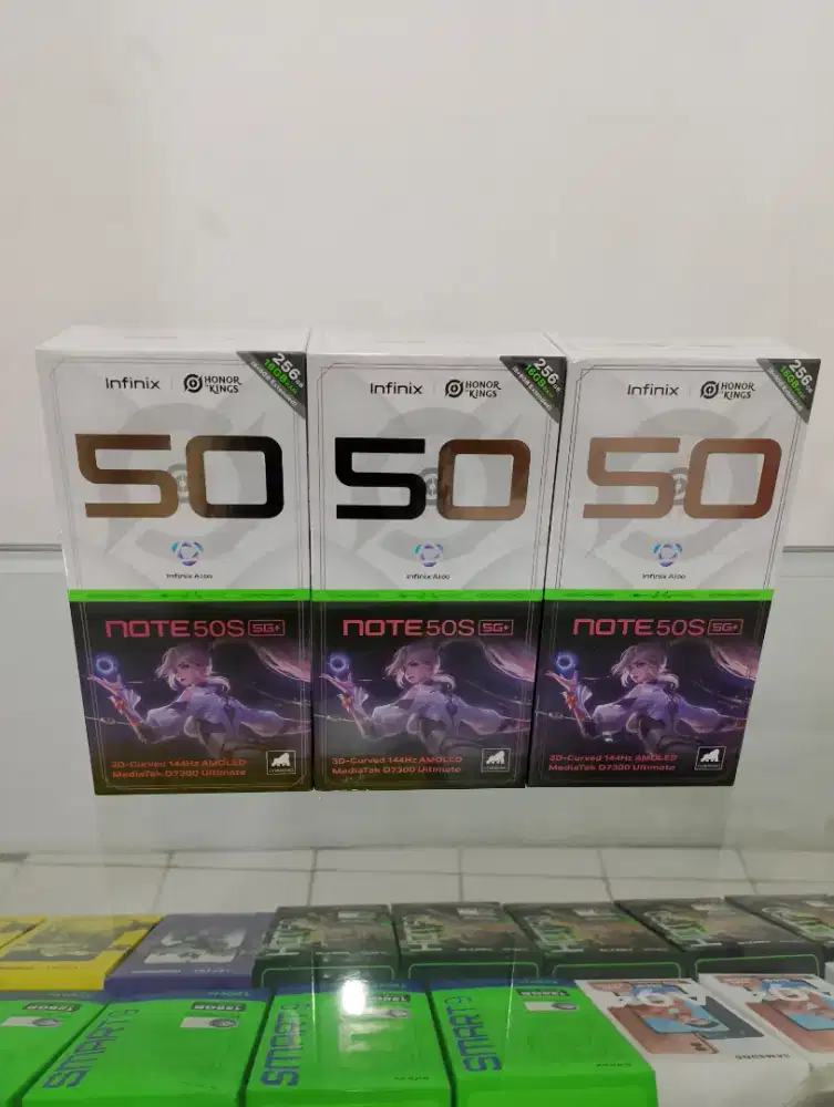 Infinix Note 50S 5G 8/256 GB Layar Curved Dimensity 7300 Garansi Resmi
