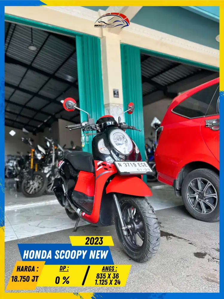 HONDA SCOOPY NEW 2023 READY MASZEHH HIKMAH MOTOR KEPUH MALANG