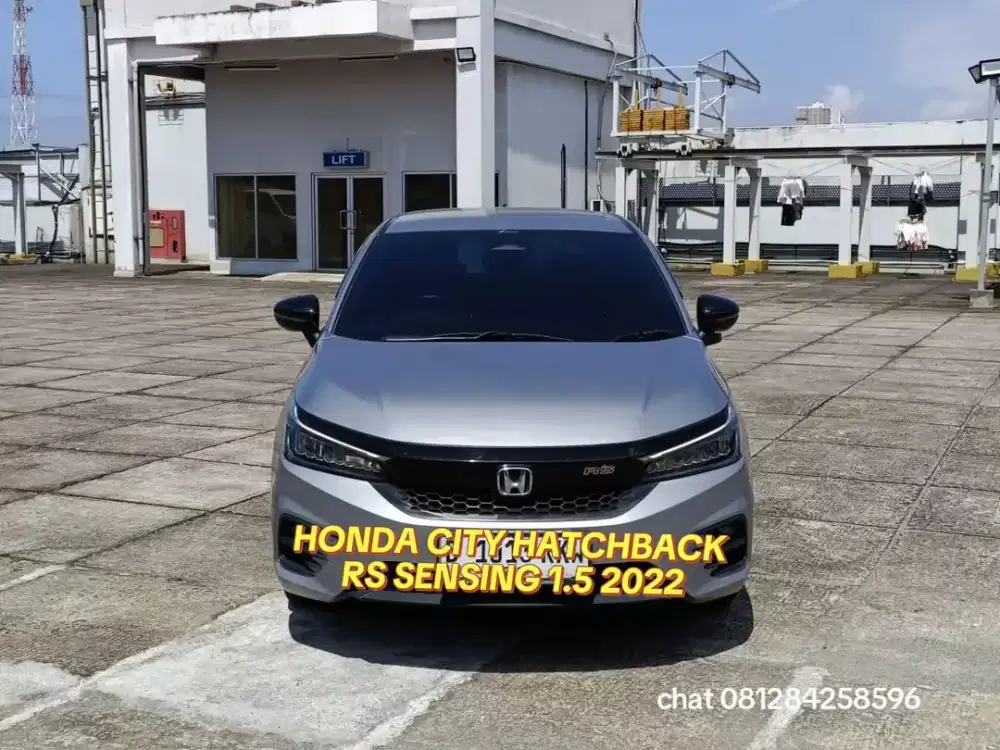 (KM18RB) HONDA CITY HATCHBACK RS SENSING 1.5 AT 2022/PAJAK 12-2026